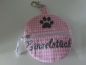 Preview: ♥ PFOTE Wunschname POOP BAG HUND KOTBEUTEL BESTICKT Vichy