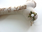 Preview: ♥ Ringkissen Knochen Wunschname Stickerei Hochzeit Hochzeitsknochen Just Married I Do Lüttentüddel®