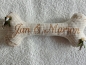 Preview: ♥ Ringkissen Knochen Wunschname Stickerei Hochzeit Hochzeitsknochen Just Married I Do