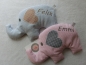 Preview: ♥ Elefant  Wunschname Körnerkissen Wärmekissen Dinkel Lavendel von Lüttentüddel