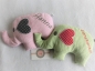 Preview: ♥ Baby Elefant  Wunschname Körnerkissen Wärmekissen Dinkel von Lüttentüddel
