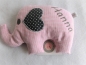 Preview: ♥ Baby Elefant  Wunschname Körnerkissen Wärmekissen Dinkel von Lüttentüddel