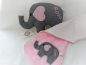 Preview: ♥ Elefant Schmusekissen Kita Name von Lüttentüddel von Lüttentüddel