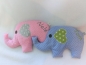 Preview: ♥ Elefant  Wunschname Körnerkissen Wärmekissen Dinkel Lavendel von Lüttentüddel
