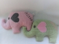 Preview: ♥ Elefant  Wunschname Körnerkissen Wärmekissen Dinkel Lavendel von Lüttentüddel