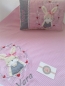 Preview: ★ 35x23 cm Kissen Geburt Hase  Mädchen Name ★ von Lüttentüddel