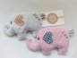 Preview: ♥ Baby Elefant  Wunschname Körnerkissen Wärmekissen Dinkel von Lüttentüddel
