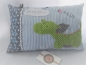 Preview: ★ ca. 35x25 cm Kissen Drache Wunschname Geburt Taufe Einschulung Reisekissen  ★ von Lüttentüddel