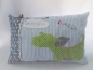 Preview: ★ ca. 35x25 cm Kissen Drache Wunschname Geburt Taufe Einschulung Reisekissen  ★ von Lüttentüddel