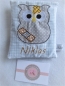 Preview: ♥ kleine Eule Beulentröster inkl. Kühlpad Wunschname Geburt Taufe Einschulung  KITA ★ von Lüttentüddel®