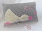 Preview: ★ 35x23 cm Kissen Geburt Ente Name  Geburt Einschulung Kita Geschenk Kuschelkissen Kissen to go...★ von Lüttentüddel