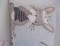 Preview: ★ ca. 35x25 cm Kissen kleiner Hase Matrose Baby Wunschname Geburt Taufe Einschulung KITA Schmusekissen Reisekissen von Lüttentüddel