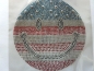 Preview: Smiley Bügelbild STRASS ♥ Hotfix Shirt Jacke Schiebevorhang Tischdecke Tasche