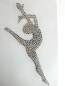 Preview: Dance Tänzerin Re. Hotfix Hotglue Bügelbild Strass Tanzschule  Shirt Tasche