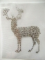 Preview: Hirsch Oktoberfest Weihnachten Strass Bügelbild Hotfix Hotglue