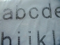 Preview: Wunschbuchstabe Kleinschrift Buchstabe Strass Hotfix Bügelbild A-Z