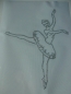 Preview: ♥ Traum Tänzerin Ballerina Bügelbild ♥ STRASS ♥ Hotfix