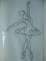Preview: ♥ Traum Tänzerin Ballerina Bügelbild ♥ STRASS ♥ Hotfix