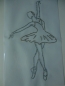 Preview: ♥ Traum Tänzerin Ballerina Bügelbild ♥ STRASS ♥ Hotfix