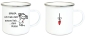 Preview: Tasse Emailletasse Strichmännchen Mama... Name, Wunschname, Dankeschön, Abschied, Jubiläum, Geschenk, Becher von Lüttentüddel