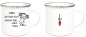 Preview: Tasse Emailletasse Strichmännchen Oma ... Name, Wunschname,Vatertag, Muttertag Dankeschön, Abschied, Jubiläum, Geschenk, Becher von Lüttentüddel