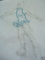 Preview: Strass Schlittschuhe z.B Kürkleid  Skating Schlittschuhe Kür  Hotfix Hotglue Bügelbild Bügelmotiv Strass