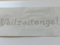 Preview: Teizeitengel Schriftzug Strass Hotglue Hotfix Bügelbild