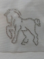 Preview: Friesen Pferd Pferde Hotglue HOTFIX Bügelbild Strass Wappen