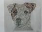 Preview: Jack Russel Hund Hotfix Bügelbild Shirt Studs Hundeschule Hundezucht Hundeleine