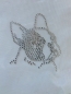 Preview: Französische Bulldogge Strass Bügelbild Hotfix Hotglue für Hundeschule Shirt etc.