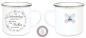 Preview: Tasse Emailletasse Becher, wer Schmetterlinge lachen hört... Dankeschön, Geburtstag, Muttertag, Vatertag, Abschied, Jubiläum, Geschenk, Becher von Lüttentüddel