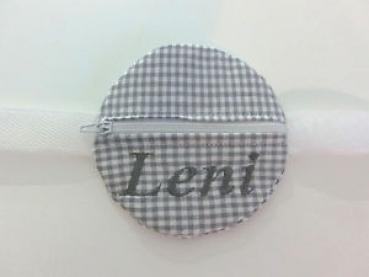 Preview: ♥ Wunschname POOP BAG HUND KOTBEUTEL BESTICKT Automatikleine Flexi