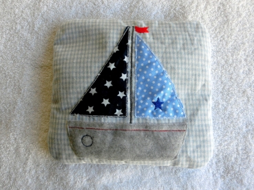 Preview: ♥ Boot Körnerkissen Wärmekissen Dinkel Wunschfarbe