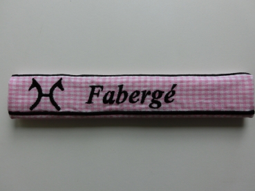 ♥ Nasenband Nasenschoner Wunschname Nasenriemen Brandzeichen