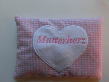 ♥ Herz Nicky Wunschname Körnerkissen Wärmekissen Dinkel Lavendel