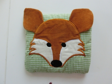 Tiere Name Wunschname Körnerkissen Wärmekissen Dinkelkissen Lavendel Stickerei von Lüttentüddel