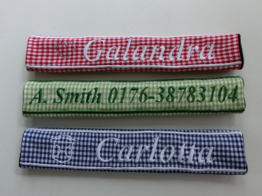 Preview: ♥ Nasenband Nasenschoner Wunschname Nasenriemen Brandzeichen