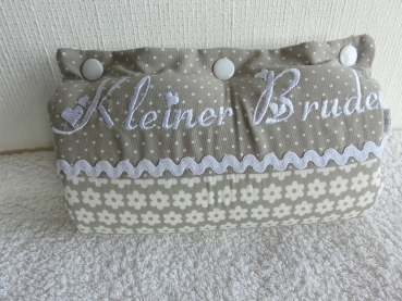 ♥ Armpolster für Babyschale ★ Lüttentüddel © ♥ Wunschname