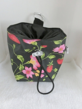 Preview: ♥ BLÜTEN HUND LECKERLIBEUTEL KOTBEUTEL GÜRTELTASCHE VON LÜTTENTÜDDEL