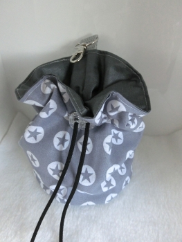 Preview: ♥ STERN HUND LECKERLIBEUTEL KOTBEUTEL GÜRTELTASCHE VON LÜTTENTÜDDEL