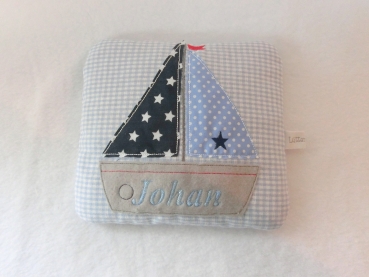 Preview: ♥ Boot Körnerkissen Wärmekissen Dinkel Wunschfarbe