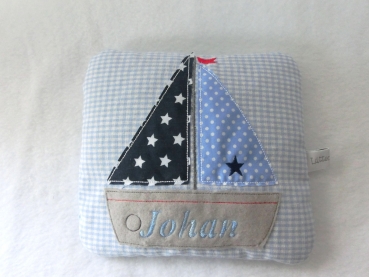 Preview: ♥ Boot Körnerkissen Wärmekissen Dinkel Wunschfarbe