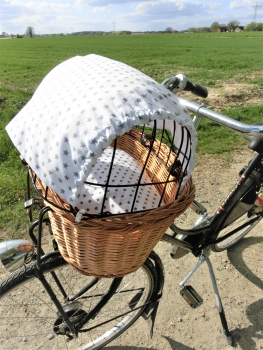 Preview: © Sterne Sonnensegel Sonnenschutz Blendschutz Hundefahrradkorb von Lüttentüddel®