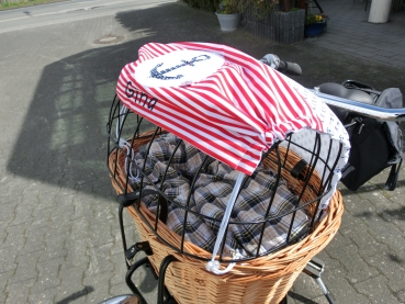 Preview: © Anker Sonnensegel Sonnenschutz Blendschutz Hundefahrradkorb von Lüttentüddel