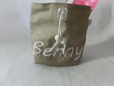 ♥ Punkte HUND LECKERLIBEUTEL KOTBEUTEL GÜRTELTASCHE VON LÜTTENTÜDDEL