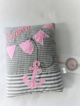 ♥ AHOI Anker Körnerkissen Wärmekissen Dinkel Wunschfarbe