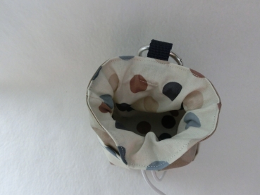 Preview: ♥ Punkte HUND LECKERLIBEUTEL KOTBEUTEL GÜRTELTASCHE VON LÜTTENTÜDDEL