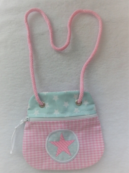 ★ Brustbeutel Stern Name ★ Kita Schule Viele Farben und Muster von Lüttentüddel