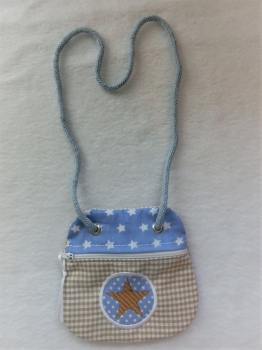 ★ Brustbeutel Stern Name ★ Kita Schule Viele Farben und Muster von Lüttentüddel