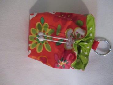 Preview: ♥ Flower Farbenfroh HUND LECKERLIBEUTEL KOTBEUTEL GÜRTELTASCHE VON LÜTTENTÜDDEL